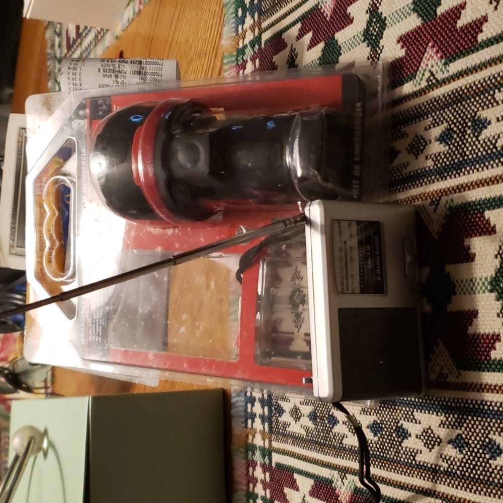 Radio in flashlight